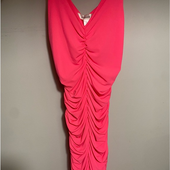 Lightly Worn, Revamped Shrimp Maxi Body Con Dress - Picture 2 of 4